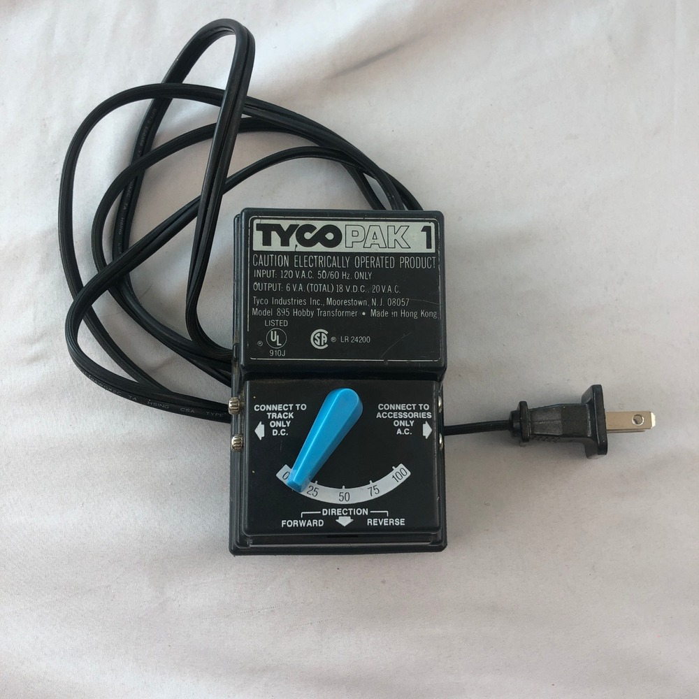 VTG Tyco Pak 1 Model 895 Hobby Transformer Train Power Pack Controller Untested